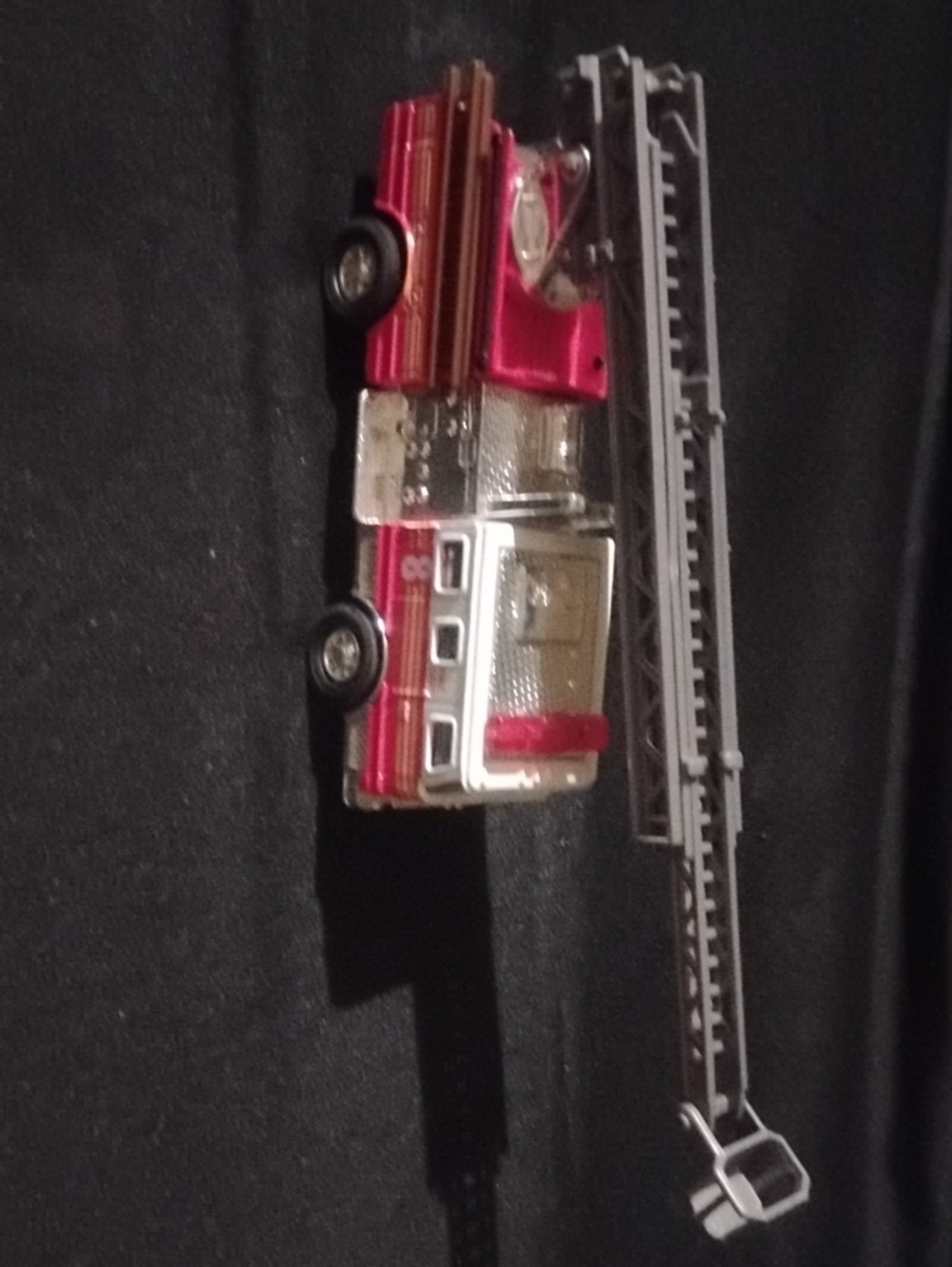 Red and Silver Fire Truck